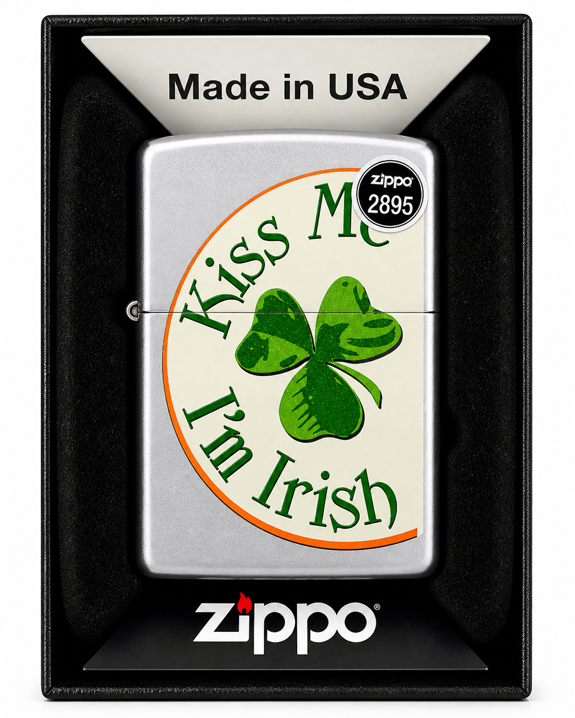 #153 Zippo Lighter: Kiss Me Im Irish
