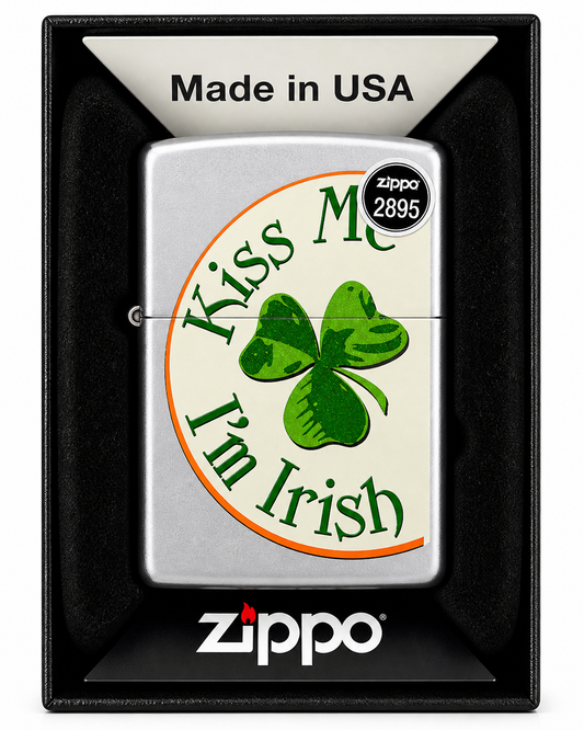 #153 Zippo Lighter: Kiss Me Im Irish