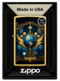 #202 Zippo Lighter: WORLD TAROT CARD