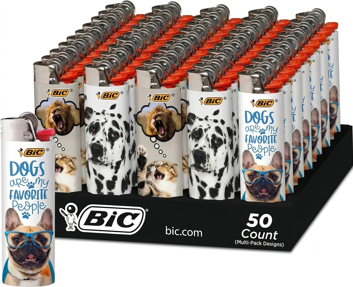 Bic Lighter Display of 50ct, Special Edition