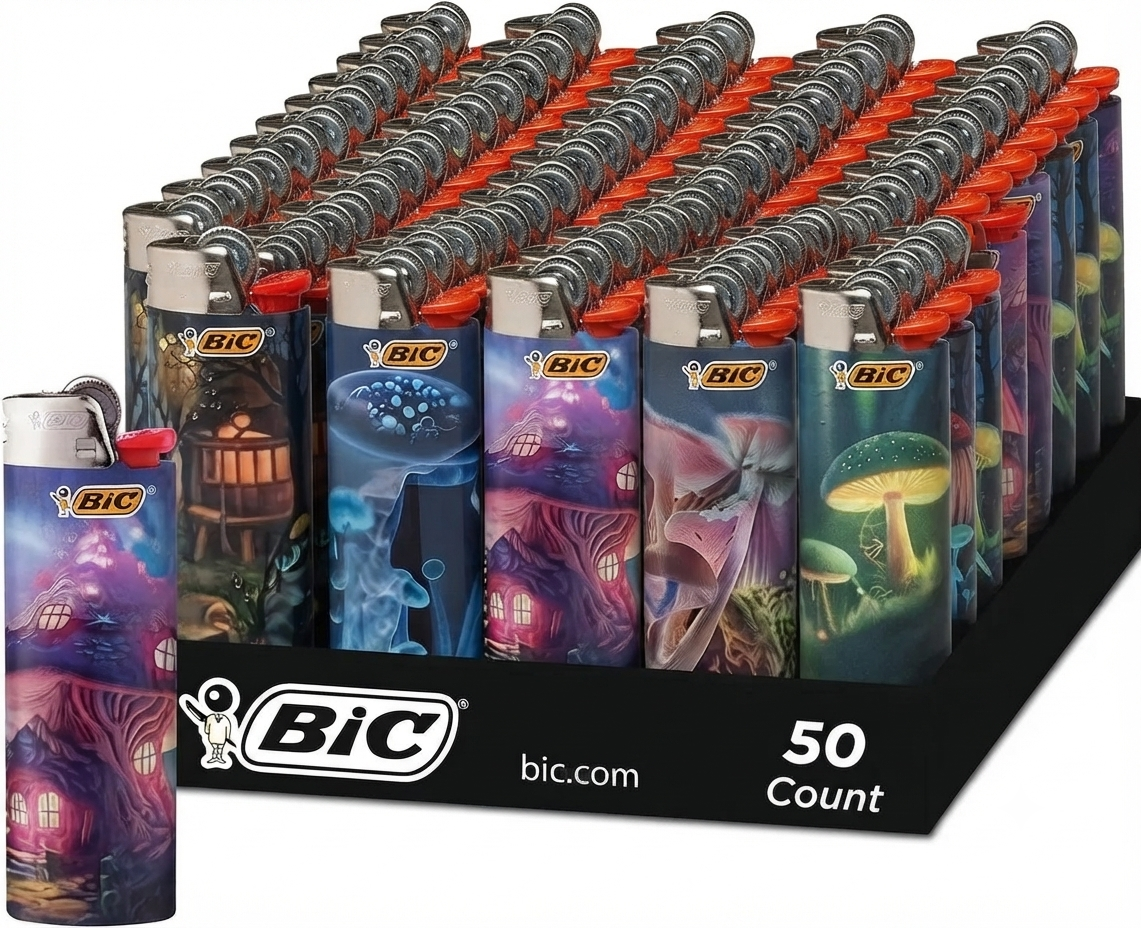 Bic Lighter Display of 50ct, Special Edition