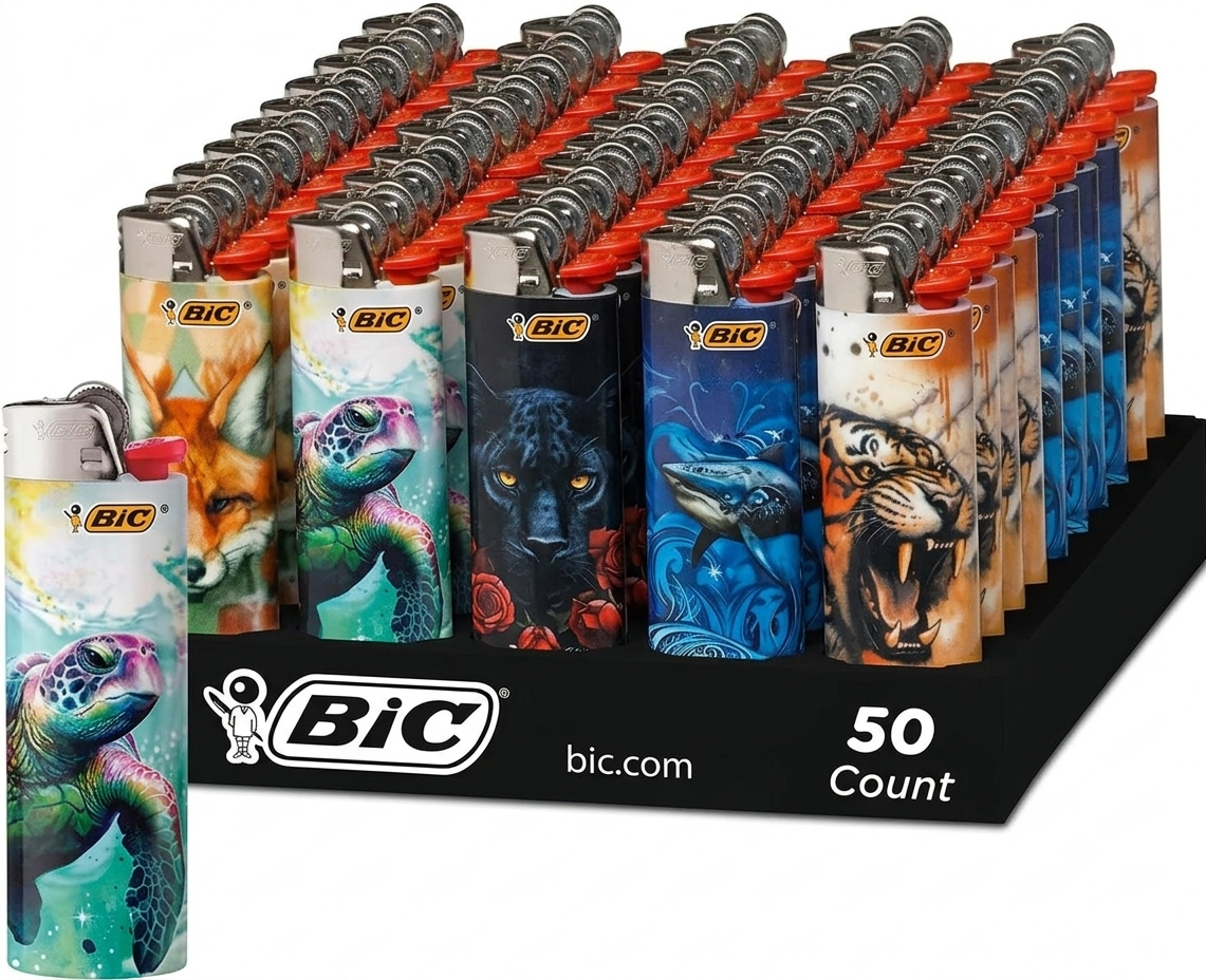 Bic Lighter Display of 50ct, Special Edition