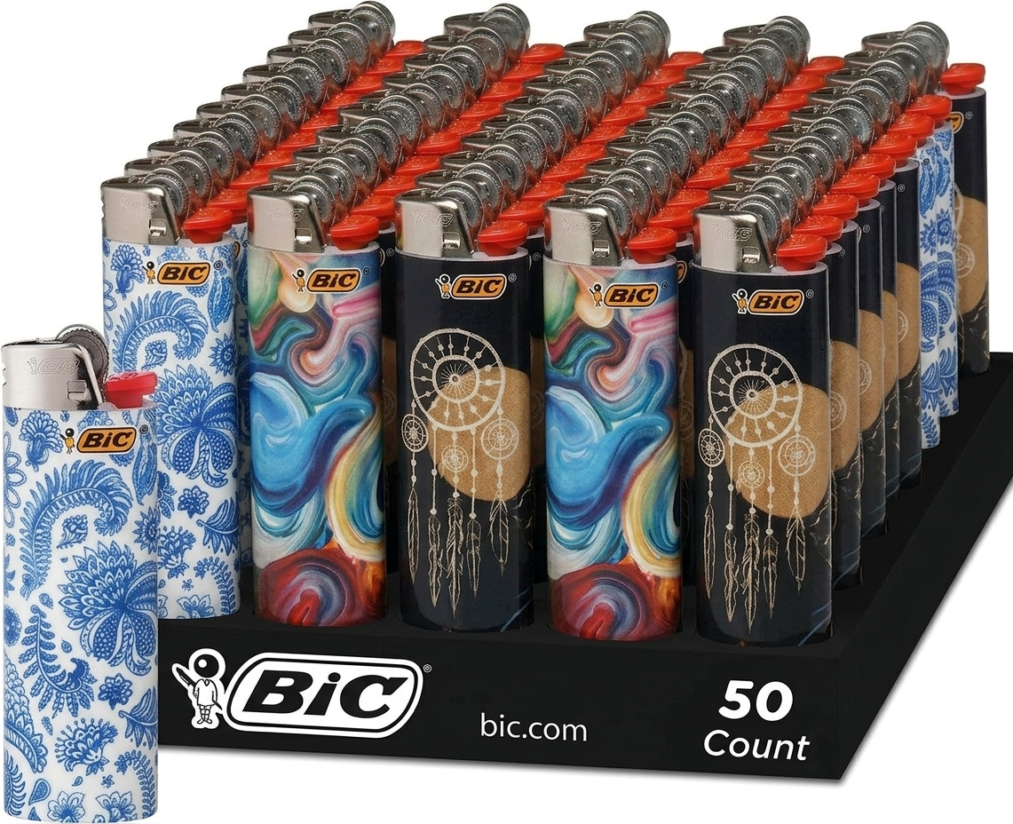 Bic Lighter Display of 50ct, Special Edition