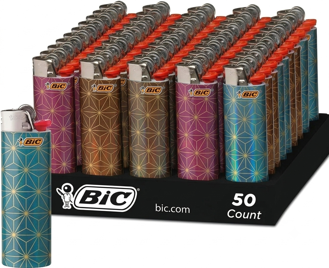 Bic Lighter Display of 50ct, Special Edition