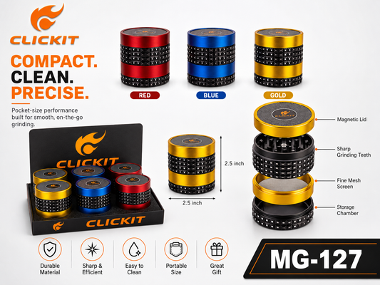 MG127 4part Grinder -6ct