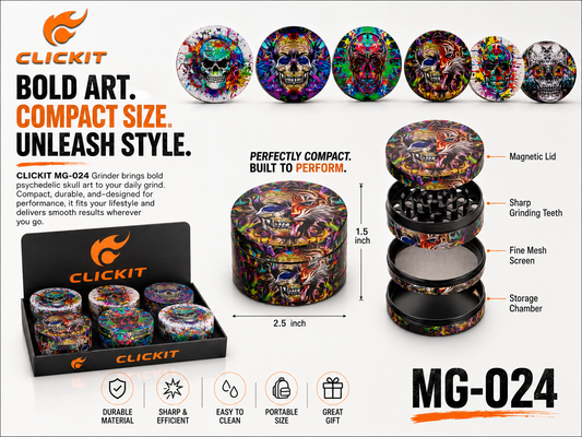 MG024 4part Grinder -6ct