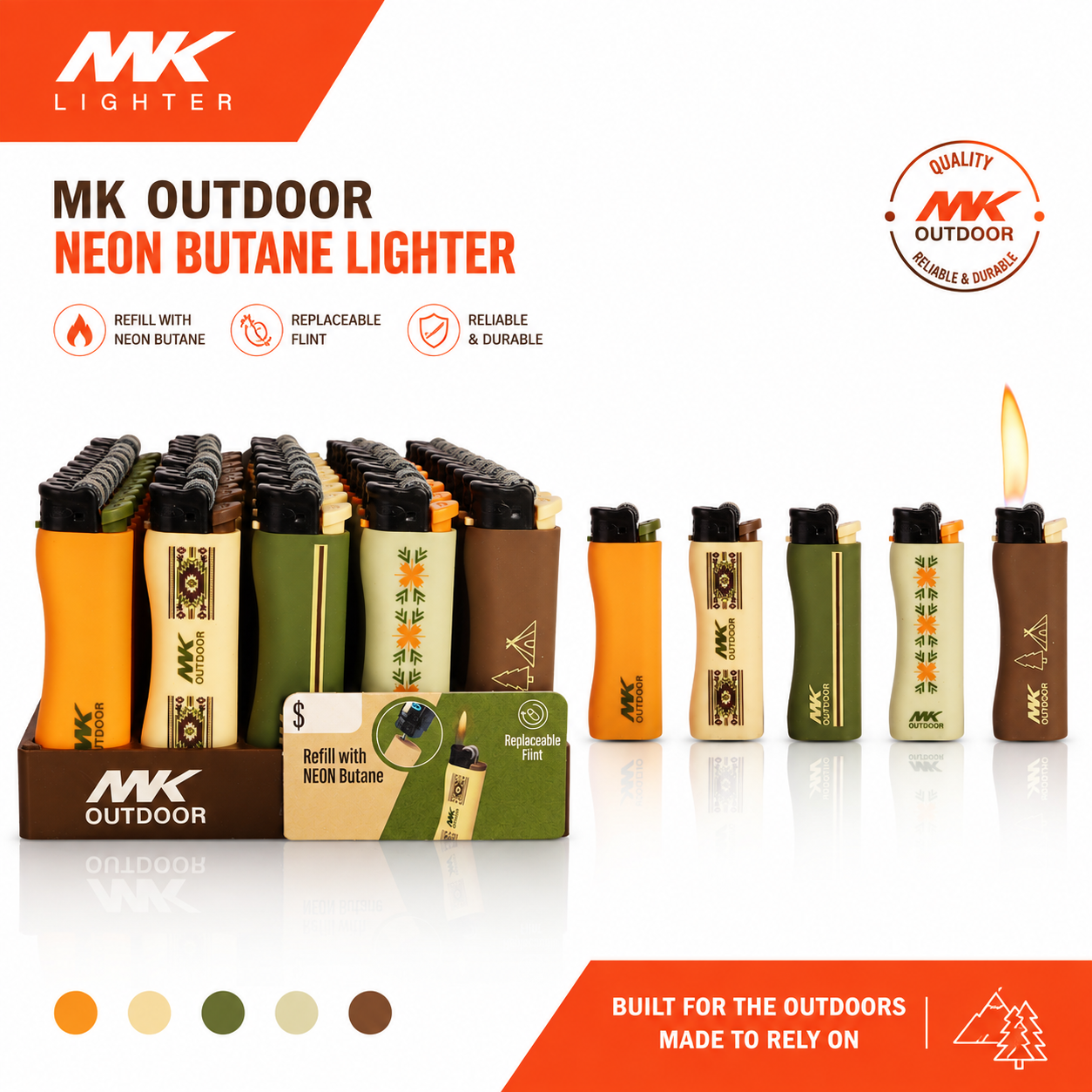MK Lighter Grip-Pro Series - 50ct