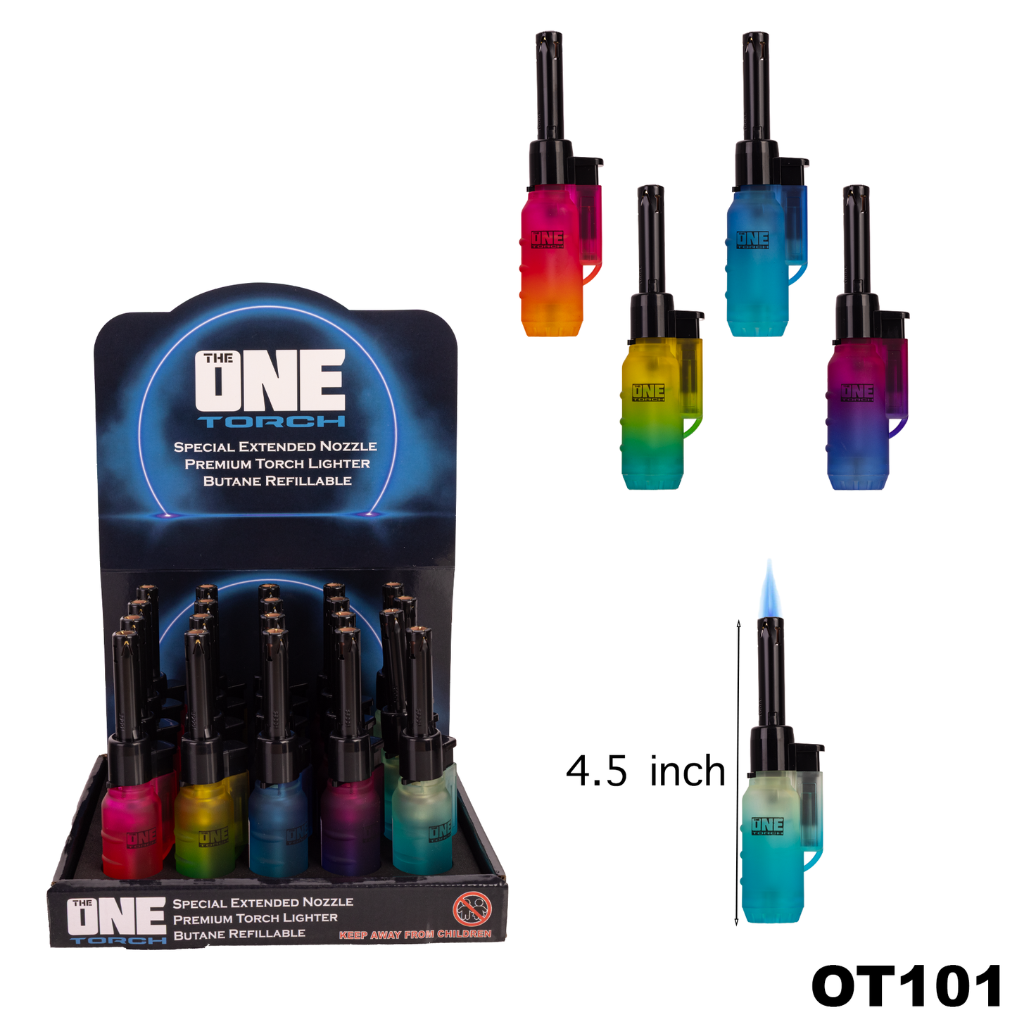 OT101 EAGLE Single Flame Torch Lighter 20pcs