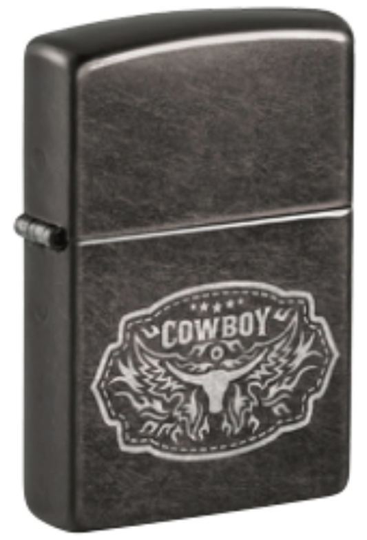#268 Zippo Lighter: Western Buckle Design