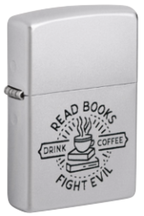 #228 Zippo Lighter: Read Book