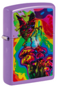 #155 ZIPPO OIL LIGHTER: Mushroom and Butterfly