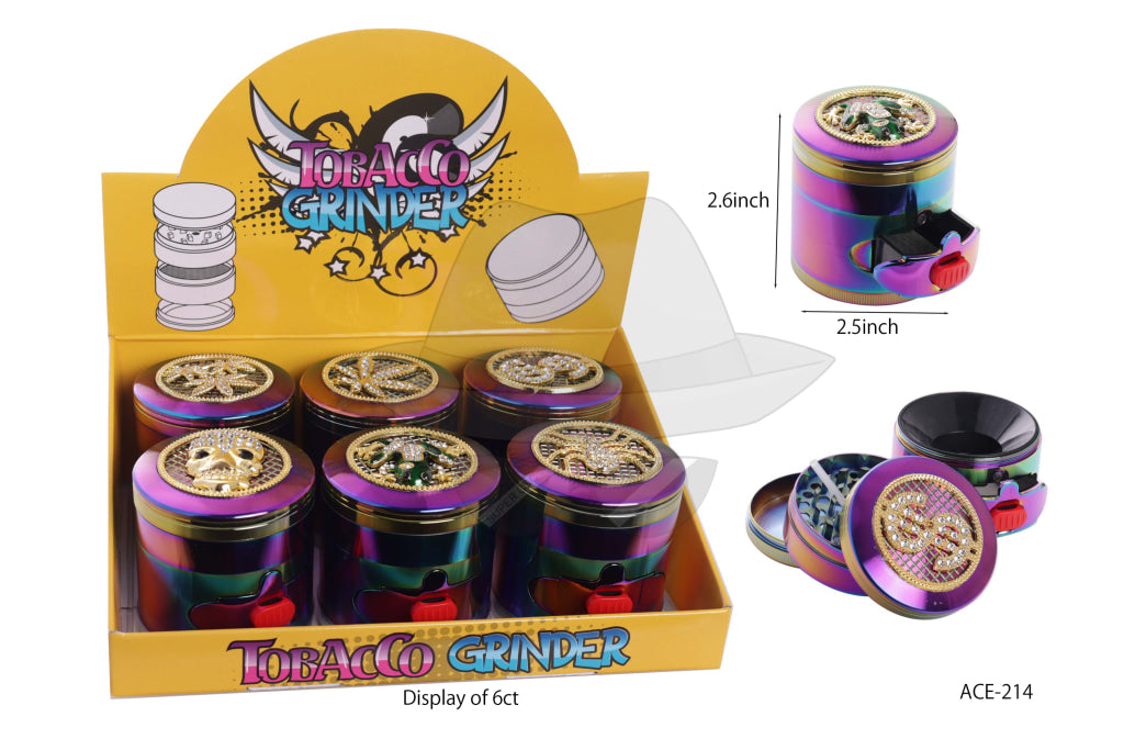 Ace - 214 4Part Grinder - 6Ct Grinder