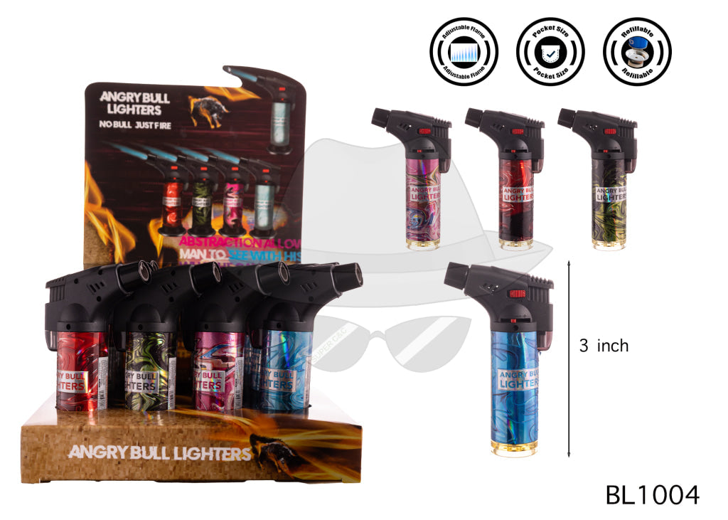 ANGRY BULL BL1004 Torch Lighter 12CT Lighter