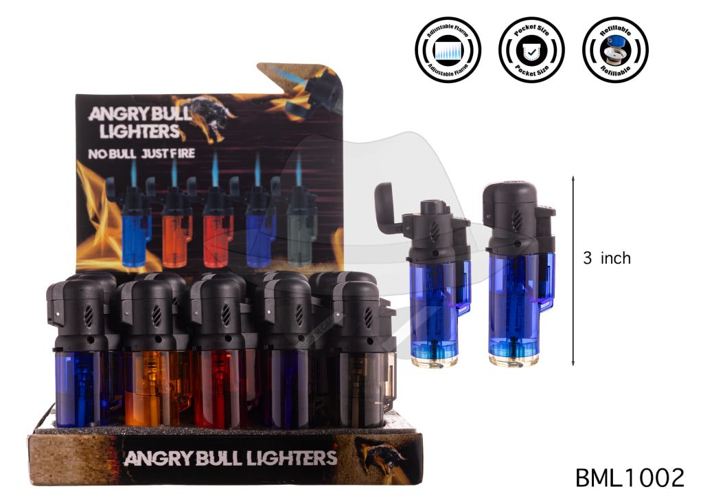 ANGRY BULL BML1002 Torch Lighter 20CT Lighter