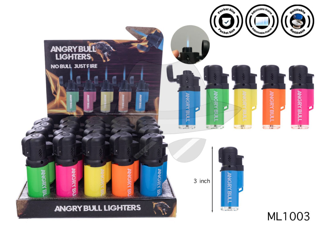 ANGRY BULL ML1003 Torch Lighter 20CT Lighter