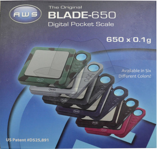 12 pcs American Weigh Blade-650 Digital Pocket Scale 650x0.1g