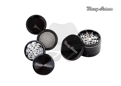 Blazy Susan 4 Part Grinder Black
