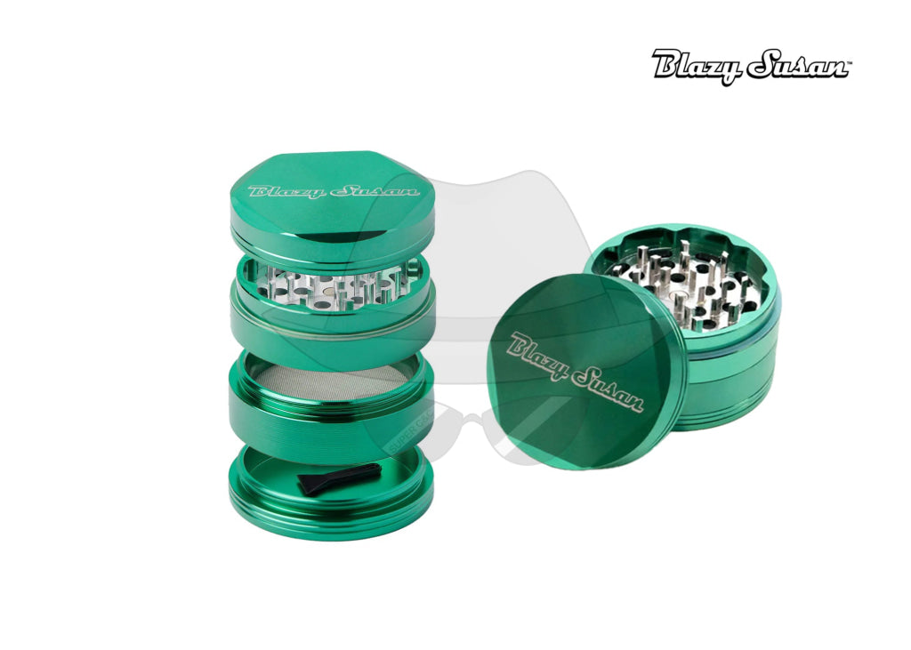 Blazy Susan 4 Part Grinder Green