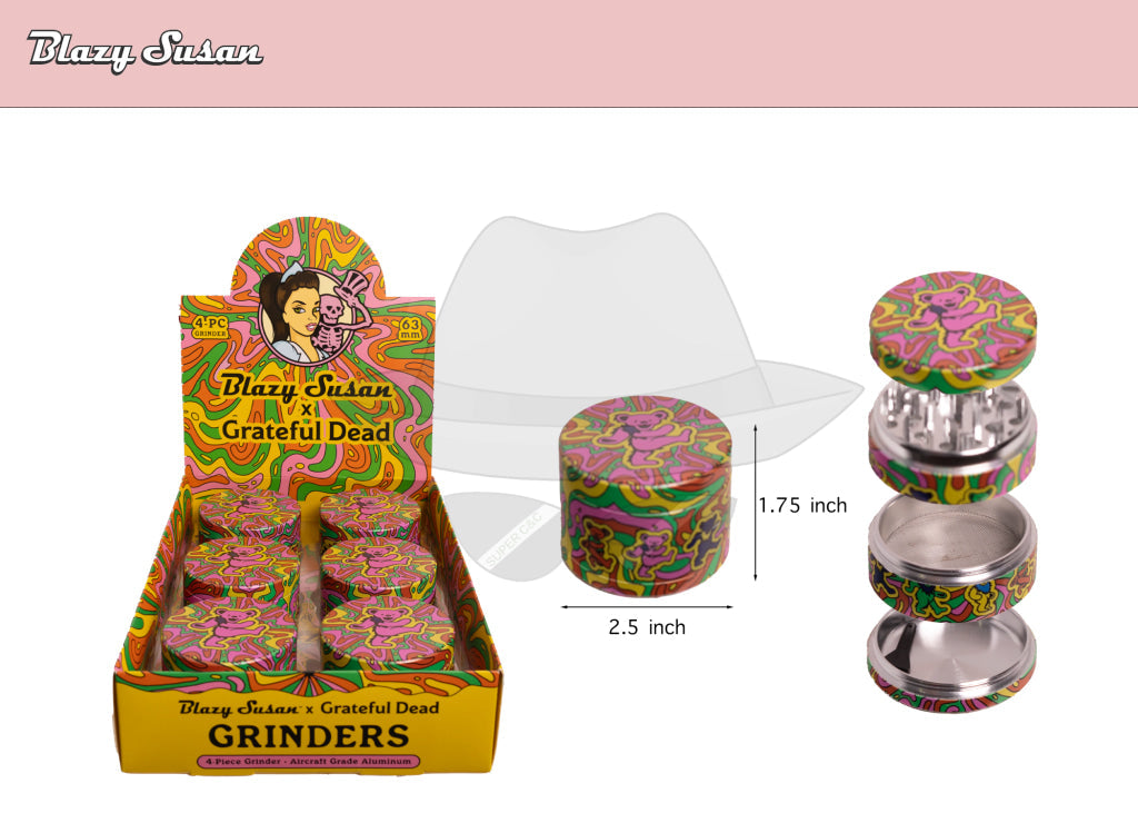 Blazy Susan 4 Parts Grinder Dancing Bear