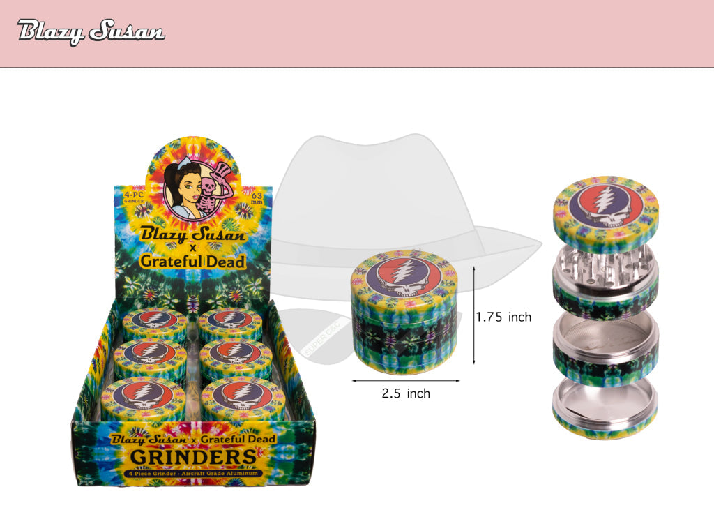 Blazy Susan 4 Parts Grinder Tie Die