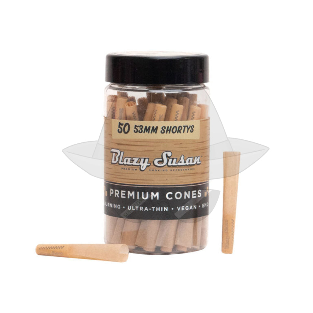 Blazy Susan Cones -50Ct Premium 53Mm Rolling Papers