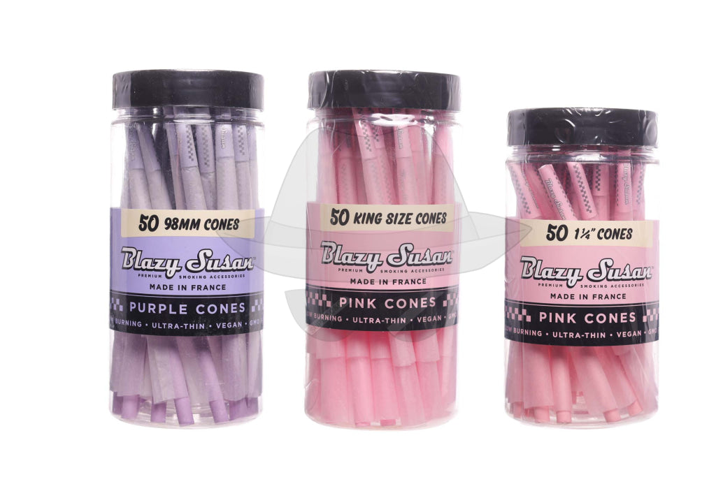 Blazy Susan Cones -50Ct Rolling Papers
