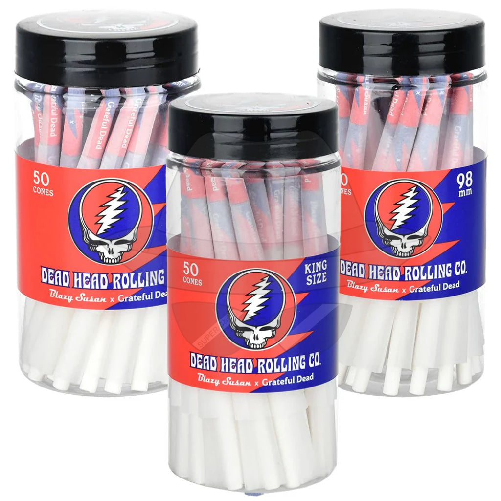Blazy Susan Dead Head Cones -50Ct Rolling Papers