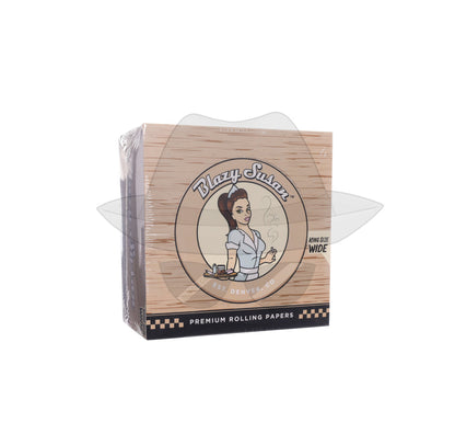 Blazy Susan King Size Wide 50Pack Per Box Unbleached Rolling Papers