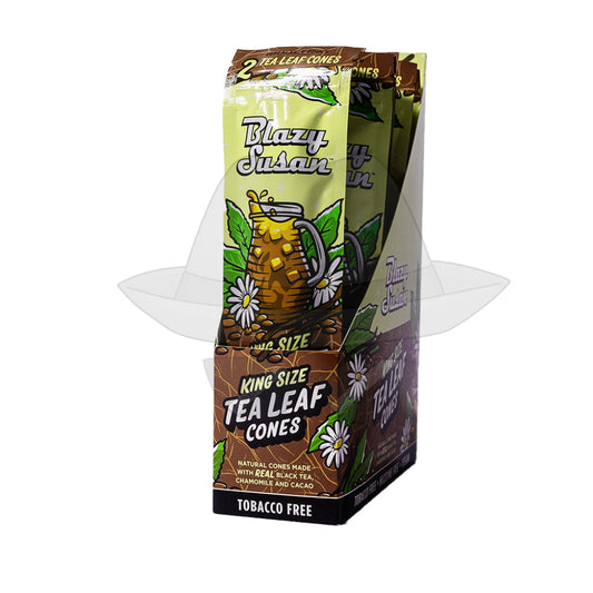 Blazy Susan Tea Leaf Cone | Full Box 10ct Rolling Papers
