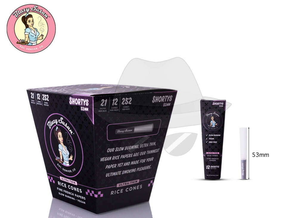 Blazy Susan Ultra Thin Cones Shortys Rolling Papers