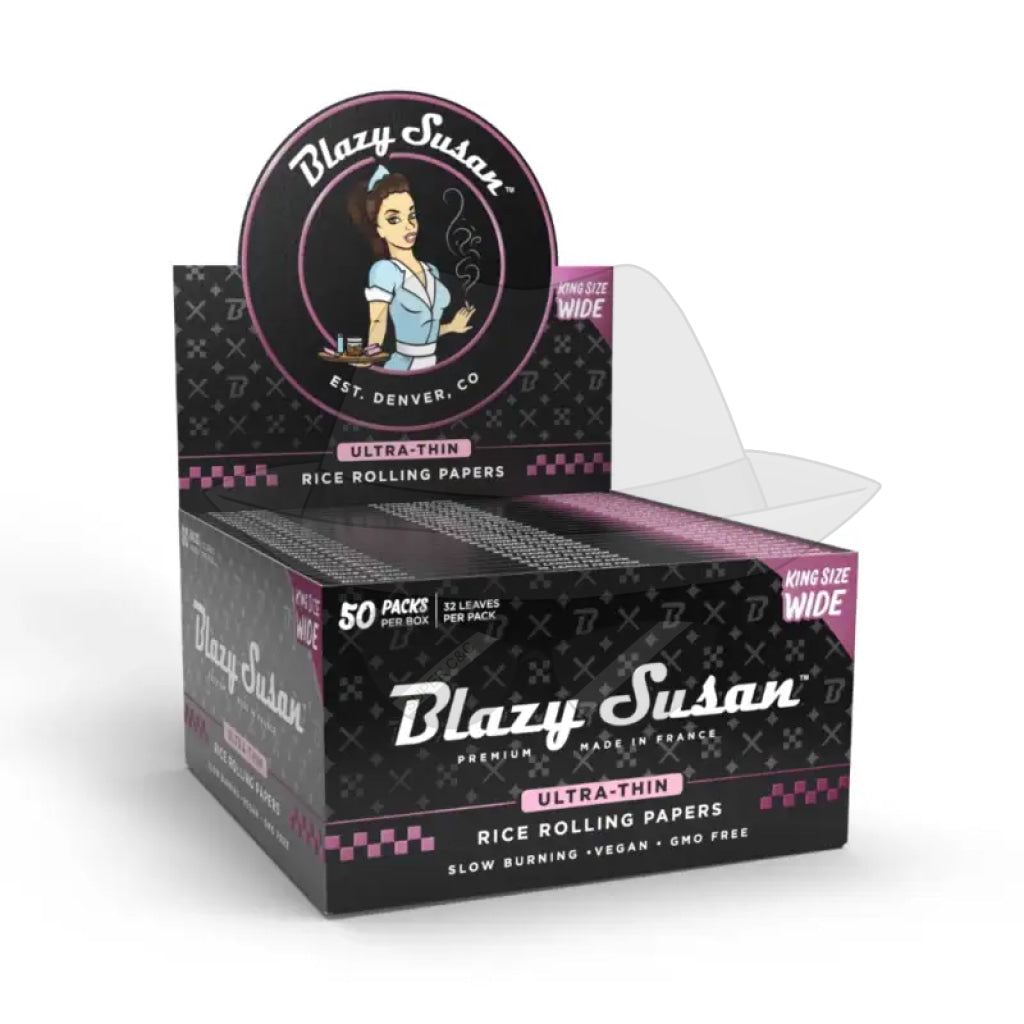 Blazy Susan Ultra THIN Paper - 50ct KING SIZE WIDE Rolling Papers