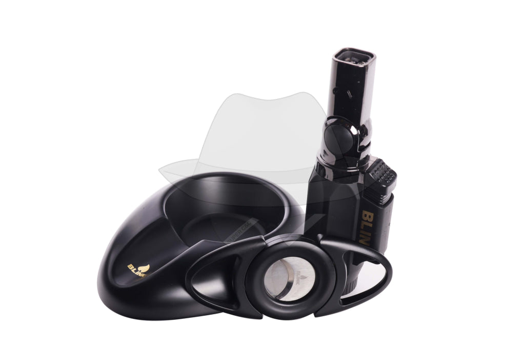 Blink Combo Ashtray Set Lighter