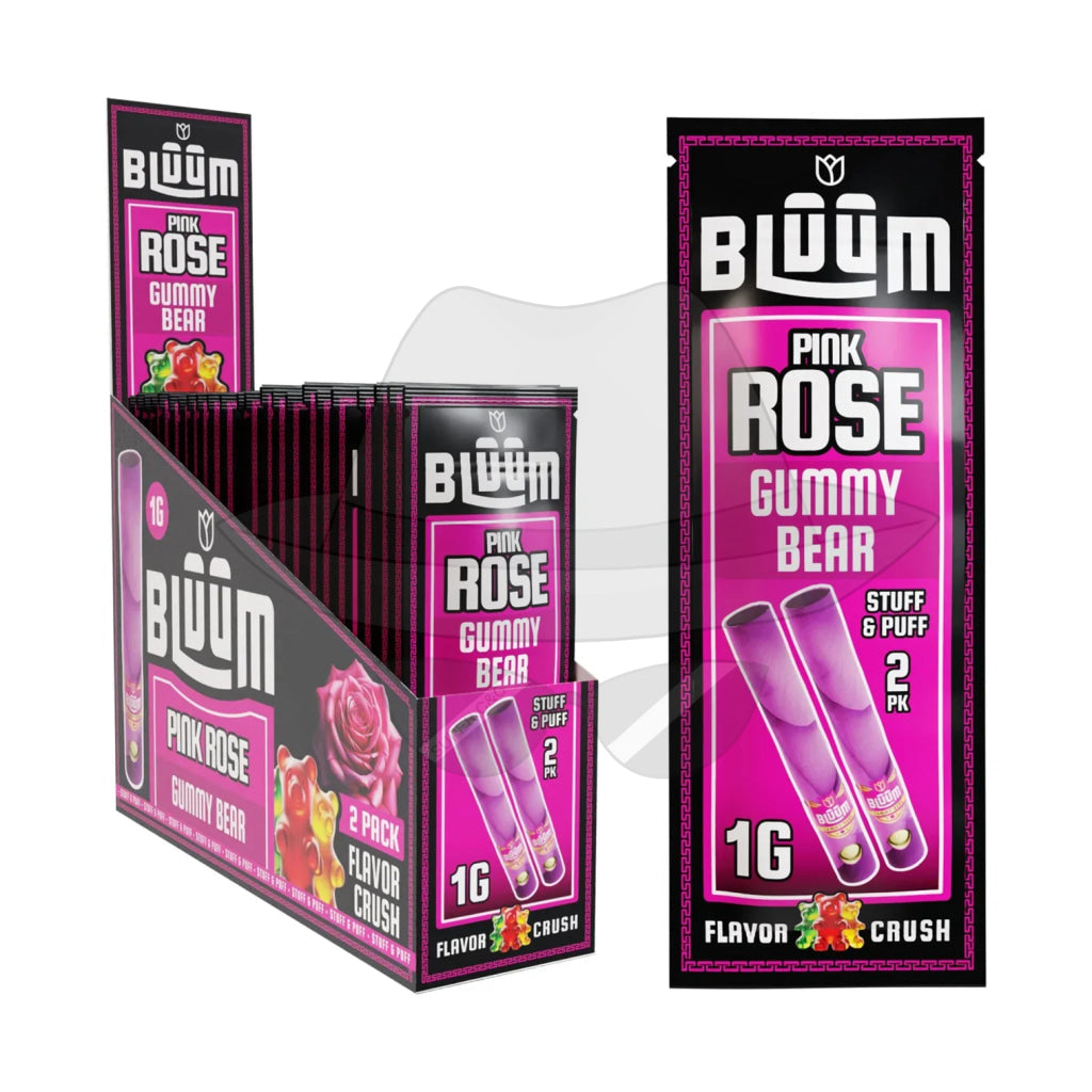 Bluum Wild Flower Wraps -10Ct Gummy Bear Rolling Papers