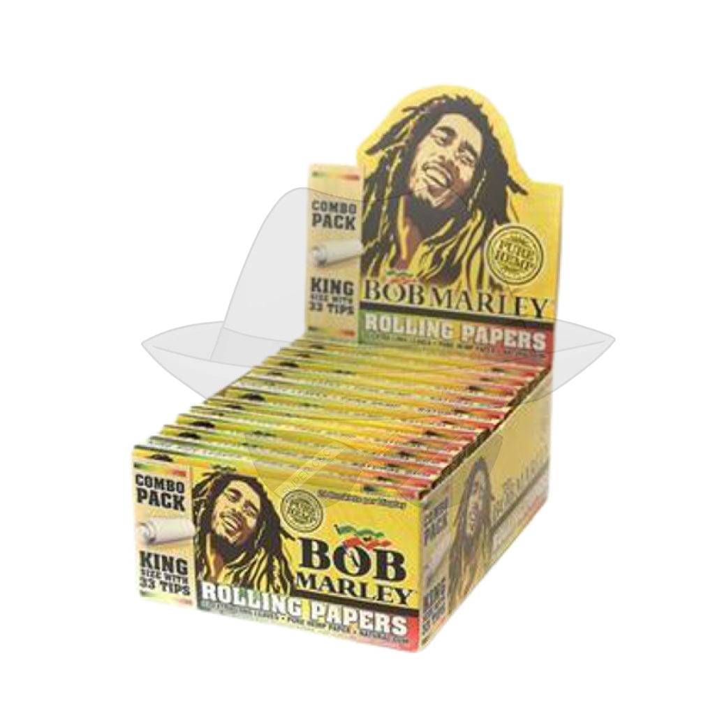 Bob Marley Rolling Papers With Tips King Size 33Ct - 50Pks