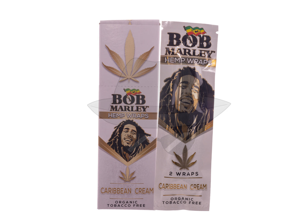 Bob Marley Wraps - 25Packs Caribbean Cream Rolling Papers