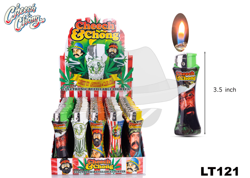 Cheesy & Chong Curve Lighter Display- 50ct 121 Lighter