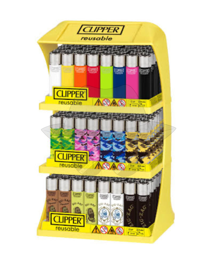 Clipper Lighter 3 Tier Mix 144ct