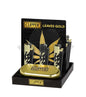 Clipper Metal Lighter With Case-12Ct Leaves Gold