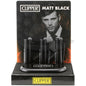 Clipper Metal Lighter With Case-12Ct Matt Black