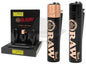 Clipper Metal Lighter With Case-12Ct Raw Logo