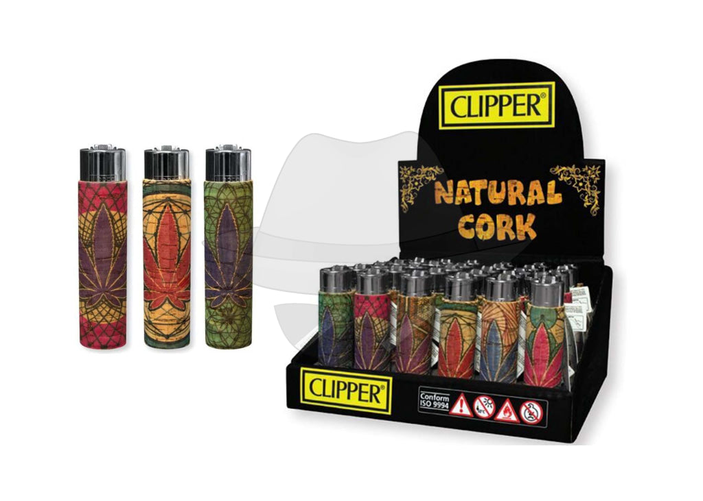 Clipper Natural Cork-30Ct Lighter