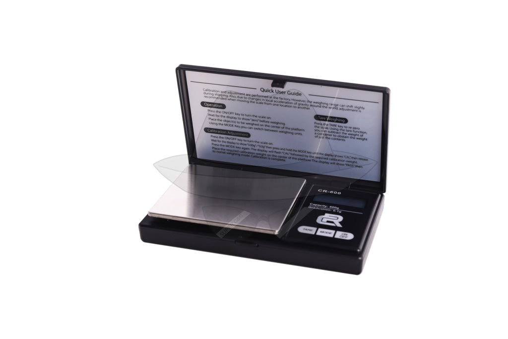 Cr 100/1000G-0.1/0.01G Digital Scale Black600Gx0.1G