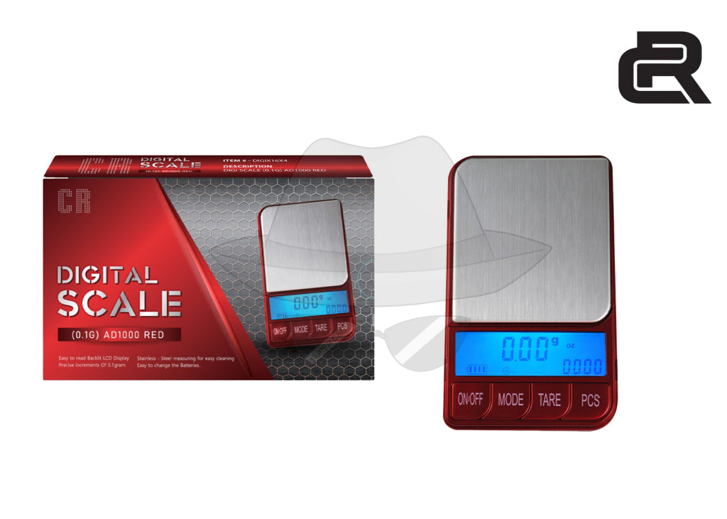 Cr Ad1000 Digital Scale – Red