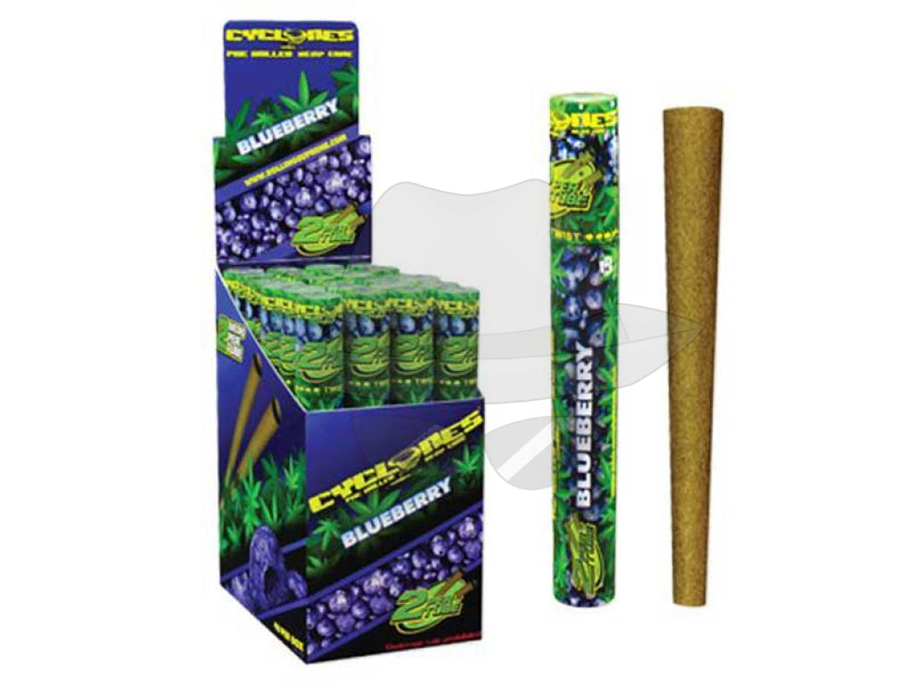 Cyclones Pre Rolled Cones Bluberry Rolling Papers