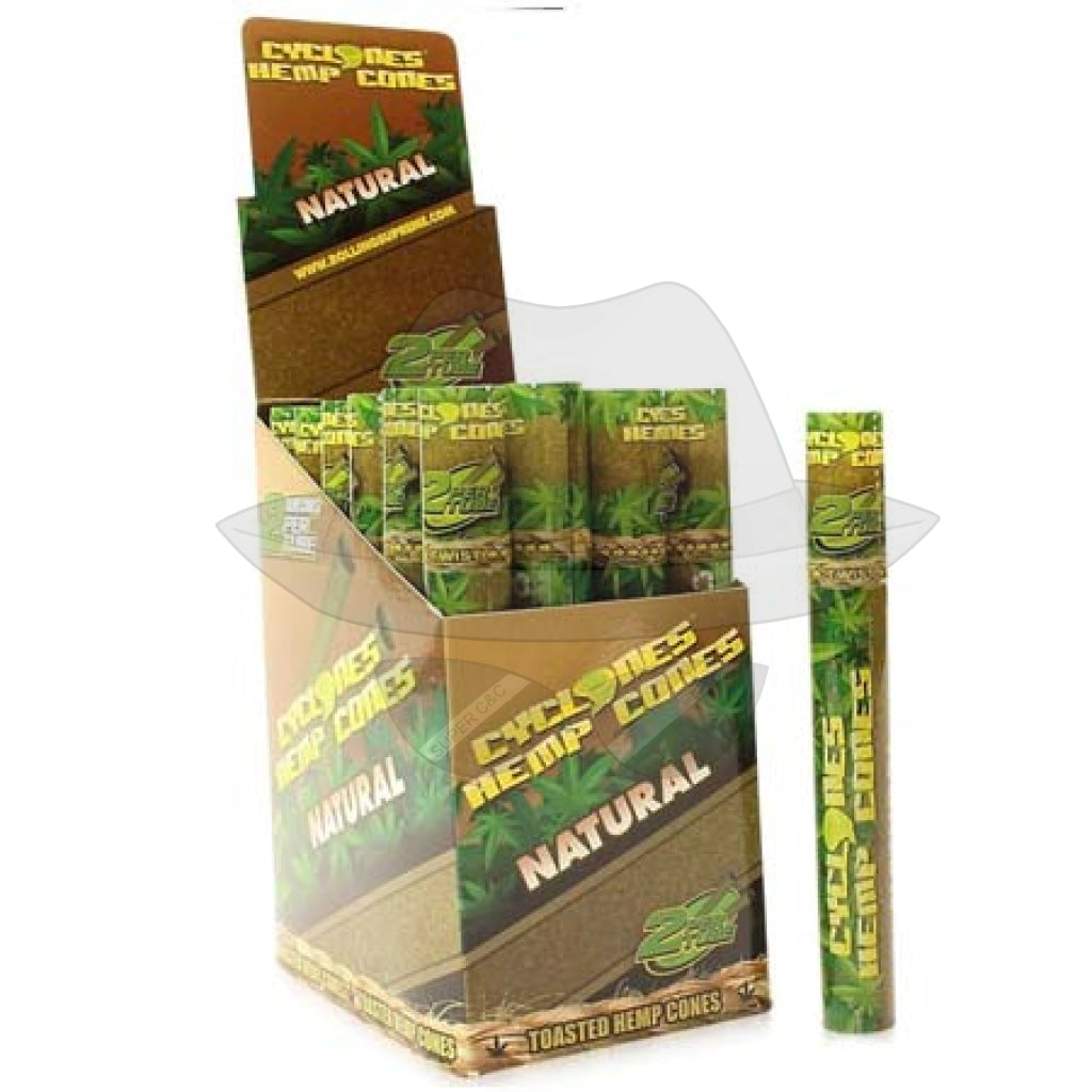 Cyclones Pre Rolled Cones Natural Rolling Papers