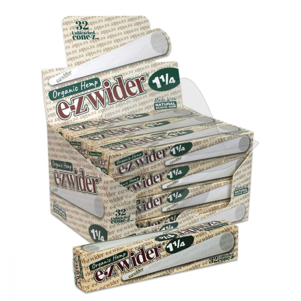 Ez Wider Organic Cones - 24Ct 11/4 Rolling Papers