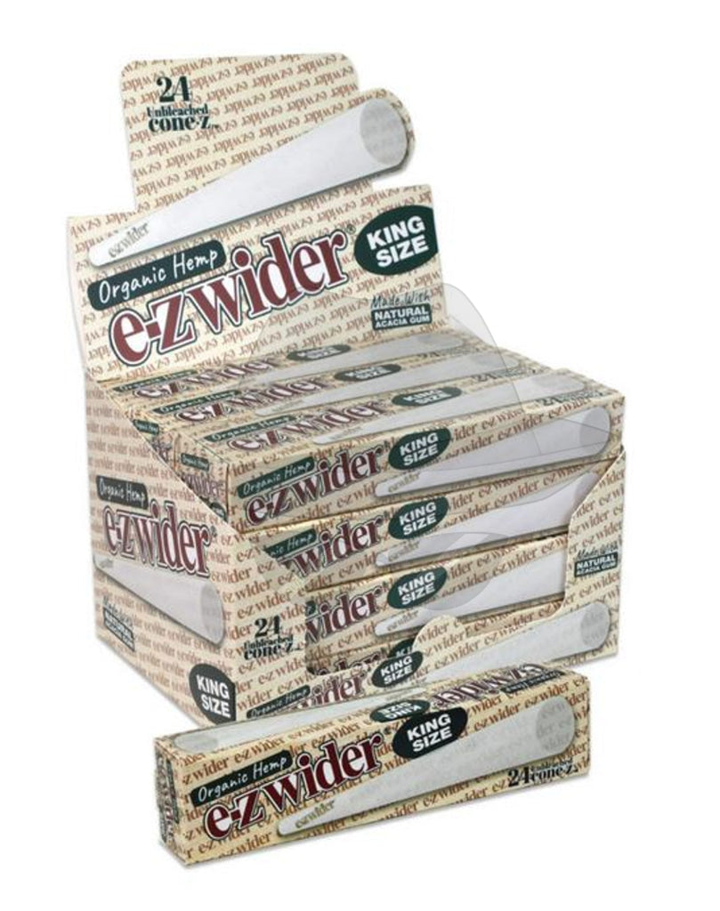 Ez Wider Organic Cones - 24Ct King Size Rolling Papers
