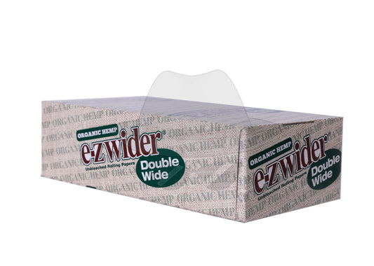 e-z wider Organic Hemp Rolling Paper | Display of 24 packs Double Wide Rolling Papers