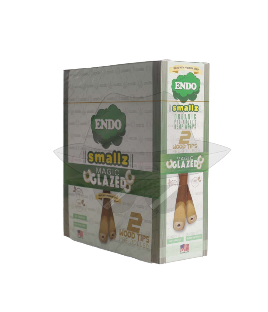 Endo Smalls Organic Wrap With 2 Wood Tips Glazed Rolling Papers
