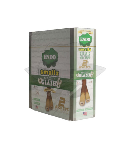 Endo Smalls Organic Wrap With 2 Wood Tips Glazed Rolling Papers
